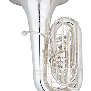 EASTMAN EBC832S TUBA EN UT 4/4 ARGENTÉ 4 PISTONS + 1 PALETTE Remise
