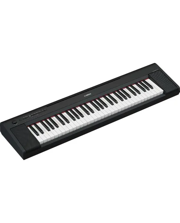 Retour Gratuit YAMAHA NP-15B PIAGGERO CLAVIER ARRANGEUR NOIR 61 TOUCHES DYNAMIQUES
