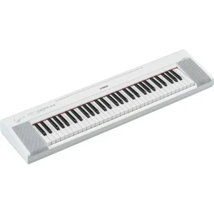 Top Vente YAMAHA NP-15WH PIAGGERO CLAVIER ARRANGEUR BLANC 61 TOUCHES DYNAMIQUES