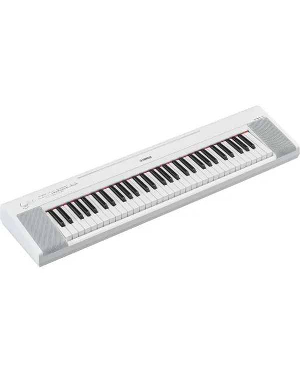 Top Vente YAMAHA NP-15WH PIAGGERO CLAVIER ARRANGEUR BLANC 61 TOUCHES DYNAMIQUES