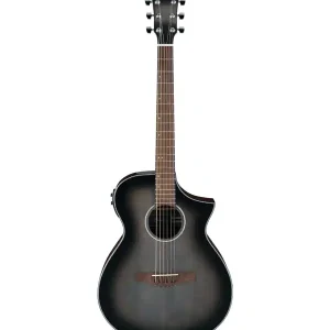 IBANEZ AEWC11-TCB GUITARE FOLK ELECTRO TRANSPARENT CHARCOAL BURST Certifié