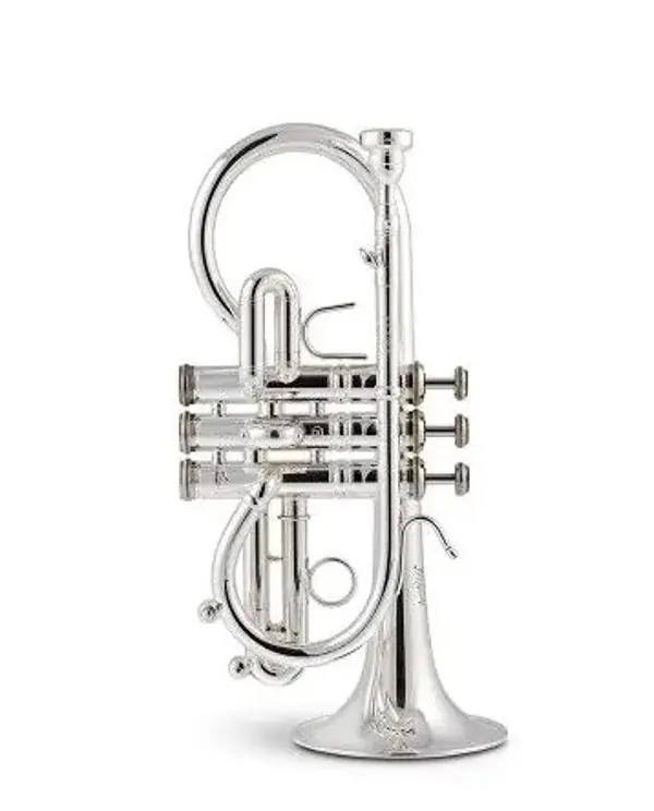 STOMVI 5837 "TITAN BELLFLEX" CORNET MIB ARGENTEE étui & emb Promotion Saisonnière