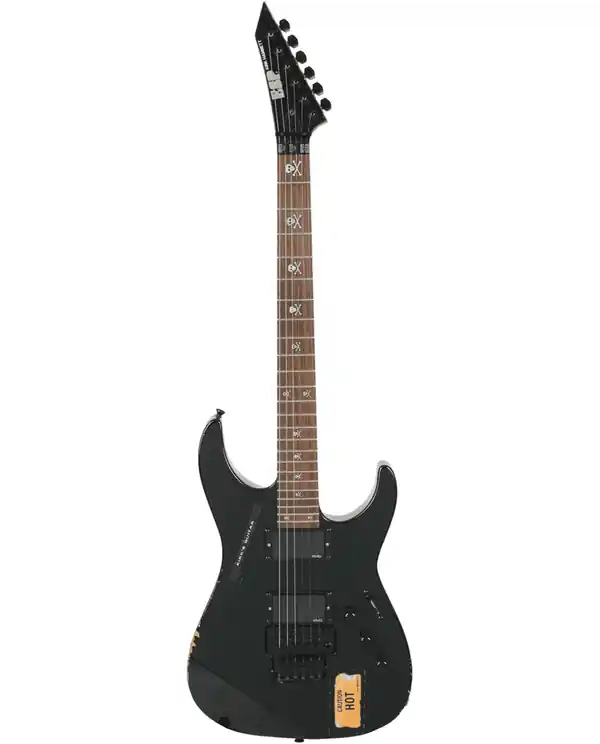 ESP KH2V-BLK "SIGNATURE KIRK HAMMET" GUITARE ELECTRIQUE NOIRE Dernière Chance