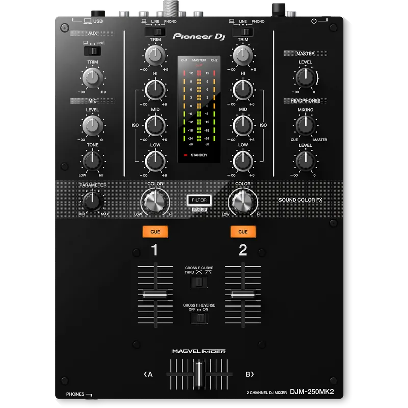 Quantité Limitée Pioneer DJ DJM-250MK2 2-Channel Mixer, rekordbox dvs-ready