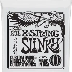 ERNIE BALL 2625 REGULAR SLINKY 8 CORDES GUITARE ELECTRIQUE 10-74 Commander Vite