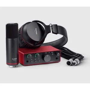FOCUSRITE SCARLETT4-SOLO-STUDIO KIT COMPLET ENREGISTREMENT MAO Meilleur Prix