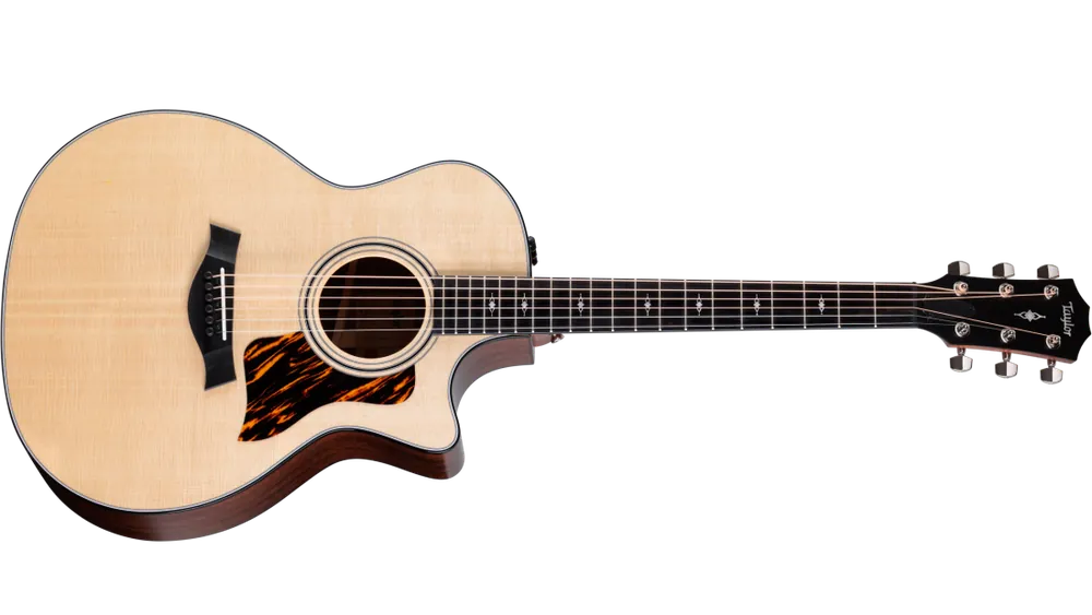 Pas Cher Taylor Guitars 314ce Grand Auditorium Spruce/Sapele Acoustic/Electric Guitar with Hardshell Case