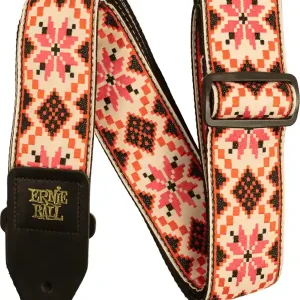 Top Vente ERNIE BALL 5337 SANGLE COURROIE CINNAMON NEEDLEPOINT