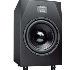 ADAM Audio Sub12 Active Subwoofer (Single) - Black Prix Choc