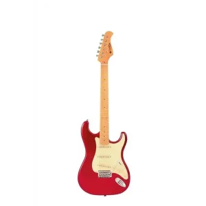 PRODIPE GUITARS ST80MA CAR GUITARE ELECTRIQUE STRATO CANDY RED Meilleur Prix