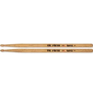 Retour Gratuit VIC FIRTH 5BT "TERRA" AMERICAN CLASSIC HICKORY PAIRE DE BAGUETTE