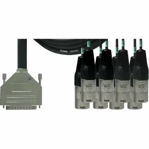 Dernière Chance CORDIAL CFD1.5DMT CABLE SUB-D BROCHAGE TASCOM/ 8x XLR MALES - 1,5m
