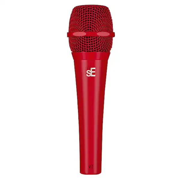 Expédition Rapide sE Electronics V7 Handheld Dynamic Vocal Microphone - Red