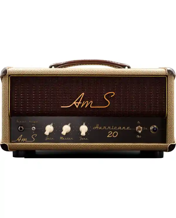AMS HURRICANE 20 AMPLI A LAMPE COMBO GUITARE ELECTRIQUE COCOA CREAM Offre Du Jour