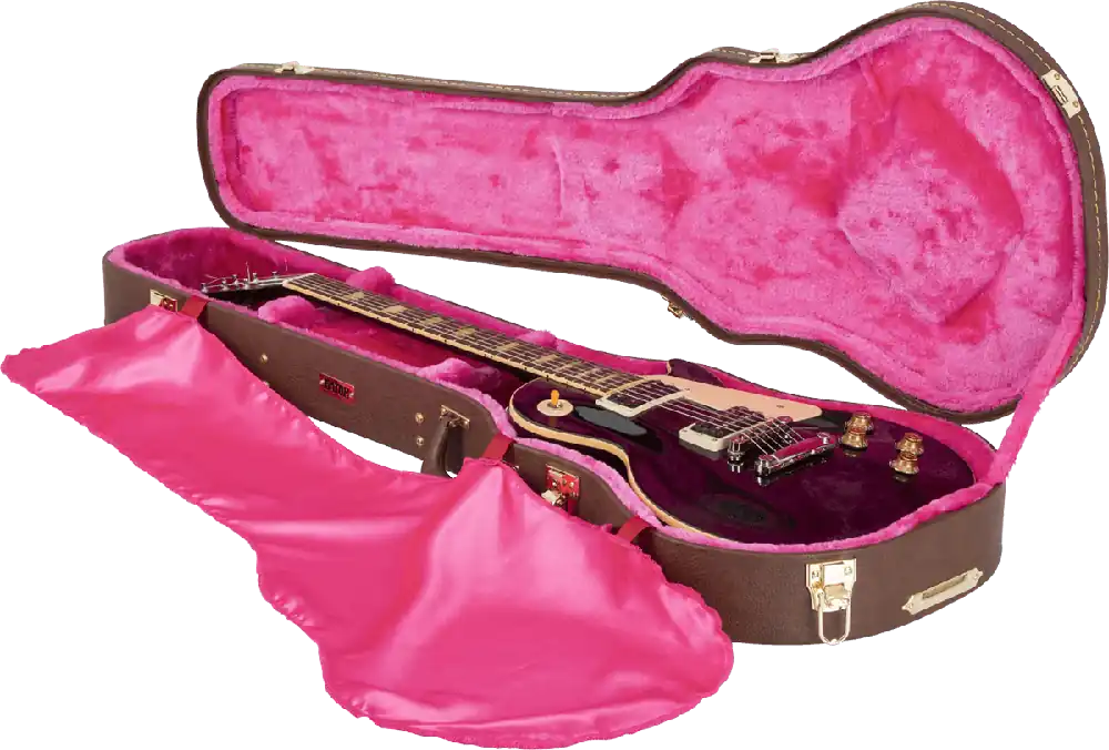 Prix Réduit Gator ETUI BOIS DE LUXE MARRON GUITARE TYPE LES PAUL