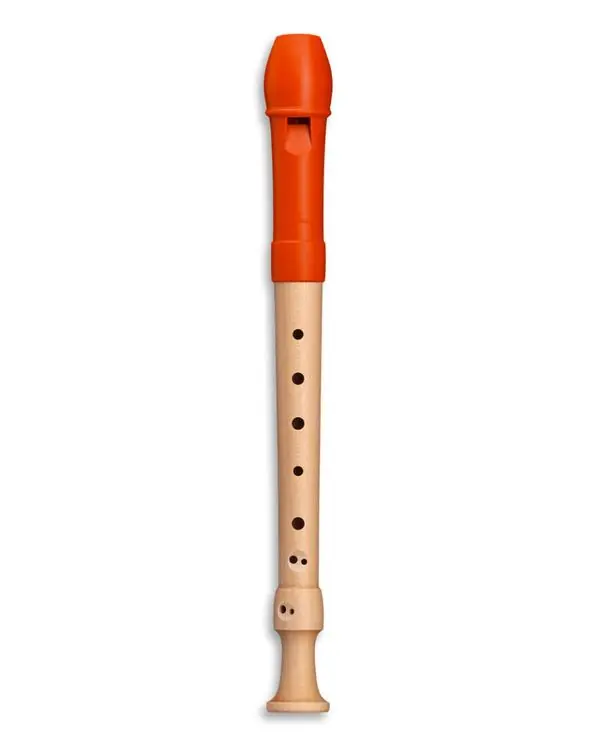 MOLLENHAUER 17414 FIPPLE FLUTE SOPRANO ERABLE/TETE SYNTHETIQUE ORANGE Prix Choc