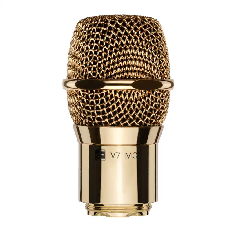 Meilleur Prix sE Electronics V7 MC1 Wireless Capsule for Shure Handheld Transmitters - Gold