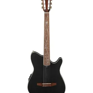 Top Vente IBANEZ TOD10NTKF "TIM HENSON" GUITARE CLASSIQUE ELECTRO TRANS. BLACK