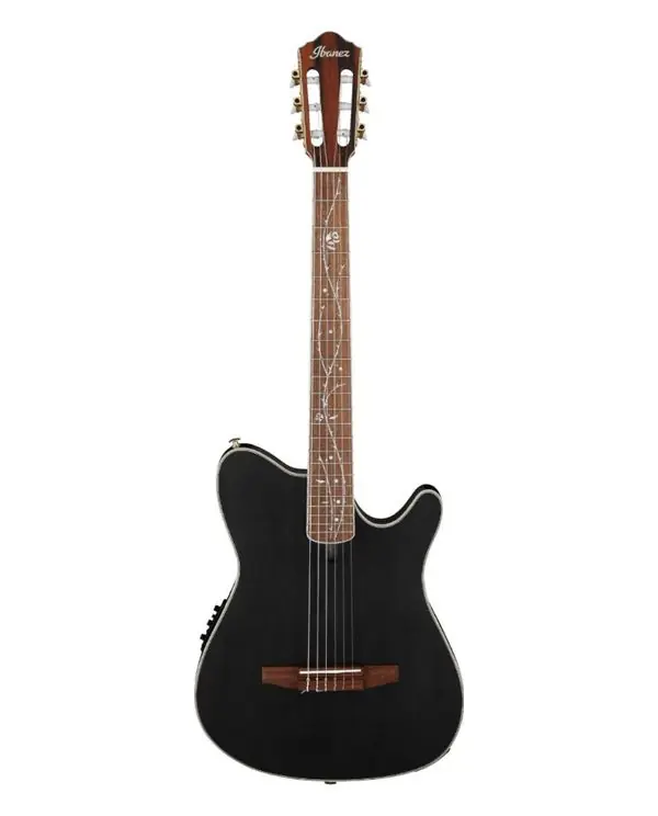 Top Vente IBANEZ TOD10NTKF "TIM HENSON" GUITARE CLASSIQUE ELECTRO TRANS. BLACK