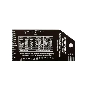 MUSIC NOMAD MN602 RÈGLE DE MESURE DE L‘ACTION DES CORDES Paiement Sécurisé