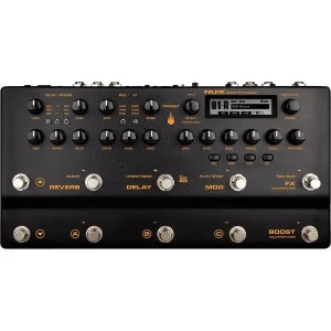 Haute Qualité NUX TRIDENT PEDALIER MULTI-EFFETS GUITARE 10 SWITCHS /10 BLOCS EFFETS