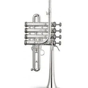 STOMVI TITAN COPPER BELL TROMPETTE PICCOLO ARGENTEE avec étui et emb Marque