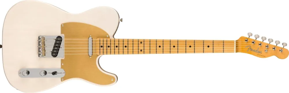 Fender JV Modified ‘50s Telecaster, Maple Fingerboard - White Blonde Expédition Rapide
