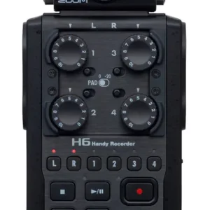 Zoom H6 Black 6-Input / 6-Track Handy Recorder Promotion