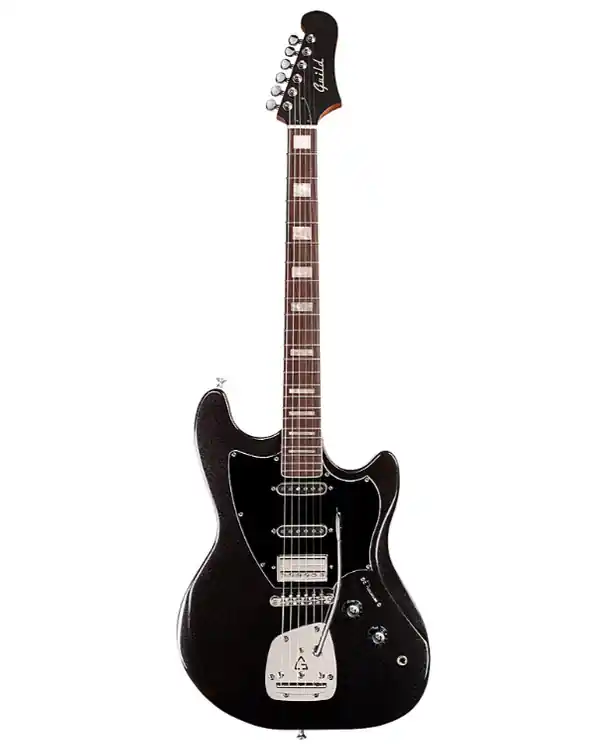 GUILD SURFLINER DELUXE BLACK GUITARE ELLECTRIQUE NOIRE Populaire