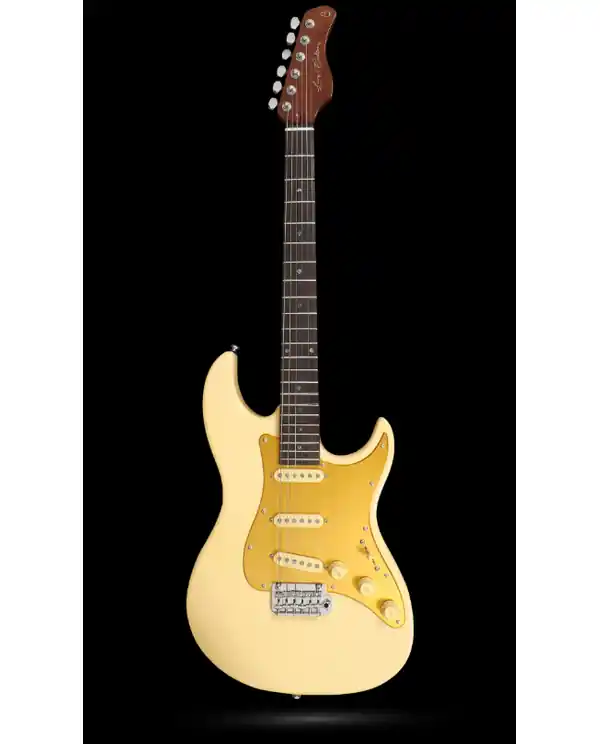 LARRY CARLTON S7 VINTAGE VWH GUITARE ELECTRIQUE "STRATO." WHITE Top Vente