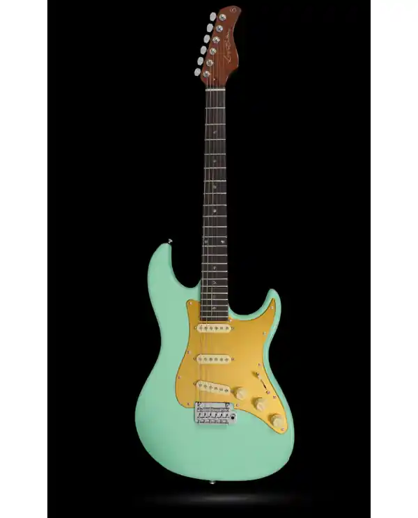 Seulement Aujourd'hui LARRY CARLTON S7 VINTAGE MLG GUITARE ELECTRIQUE "STRATO." MILD GREEN