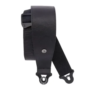 Expédié Aujourd'hui D‘ADDARIO 30BAL00 "AUTO LOCK" COURROIE LARGE GUITARE/BASSE CUIR NOIR