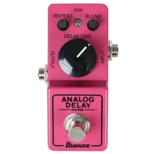 Vente Flash IBANEZ ADMINI MINI PEDALE ANALOG DELAY POUR GUITARE