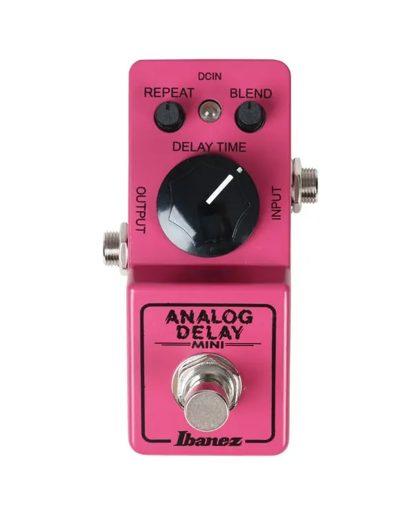 Vente Flash IBANEZ ADMINI MINI PEDALE ANALOG DELAY POUR GUITARE