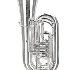 Meilleur Choix MELTON 97/2 TUBA SIB 5/4 4 PALETTES ARGENTÉ