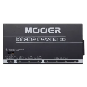 MOOER MACROPOWERS8 ALIMENTATION POUR PÉDALES 8 SORTIES Petit Prix