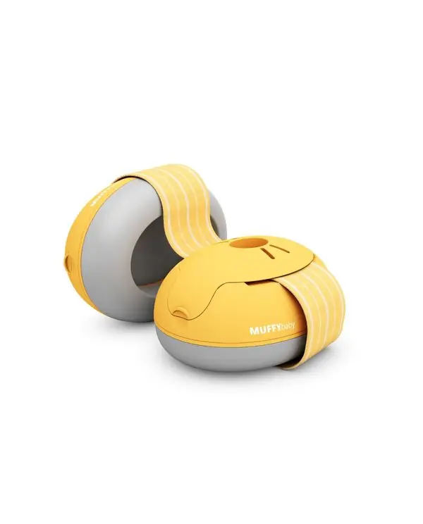 ALPINE MBABY-YE "MUFFY" CASQUE ANTI-BRUIT POUR BÉBÉ (-23 dB) JAUNE Vente Directe