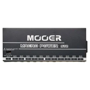 Expédition Rapide MOOER MACROPOWERS12 ALIMENTATION POUR PÉDALES 12 SORTIES
