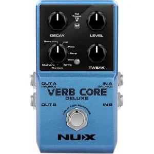 NUX VERNCORE-DLX-MK2 PEDALE REVERB NUMÉRIQUE - 8 MODES Livraison Express
