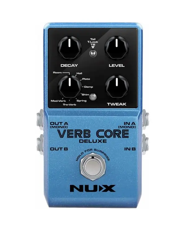 NUX VERNCORE-DLX-MK2 PEDALE REVERB NUMÉRIQUE - 8 MODES Livraison Express