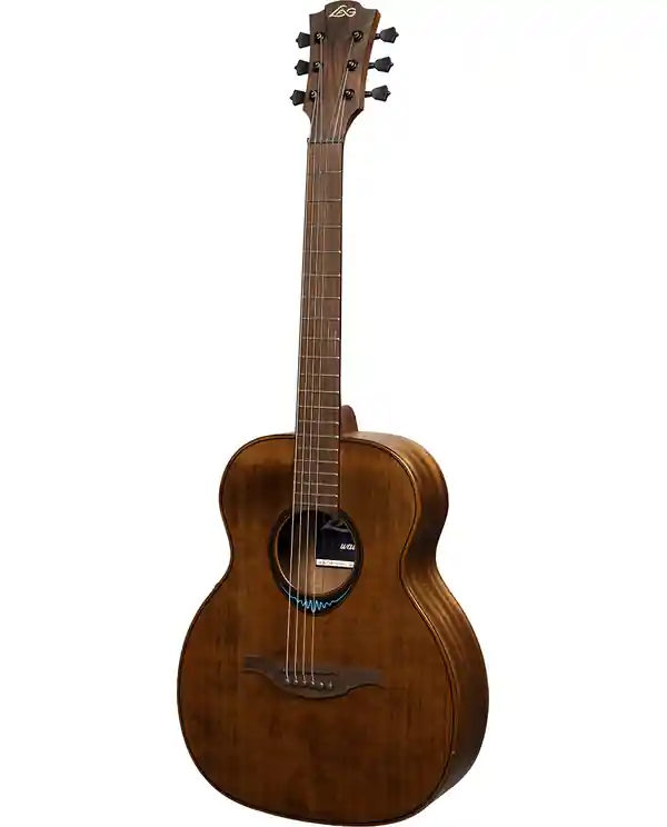 Certifié LAG TBW1TE-BRW "BLUEWAVE 1" GUITARE FOLK TRAVEL ELECTRO BROWN