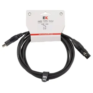 Seulement Aujourd'hui ENRIQUE KELLER D004 CABLE CONVERTISSEUR XLR / USB - 3m