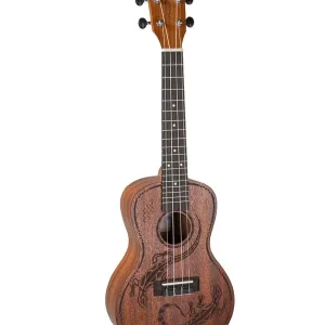 Dernière Chance GEWA MANOA KALEO K-CO-LIZ UKULELE CONCERT "LIZZARD CHASE" + housse
