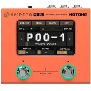 HOTONE MP-50OR AMPERO MINI PEDALE MULTI-EFFETS POUR GUITARE ORANGE Offre Spéciale