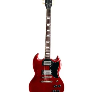 Vente Flash MAYBACH ALBATROZ ‘65-2 WINERED AGED GUITARE ELECTRIQUE TYPE SG