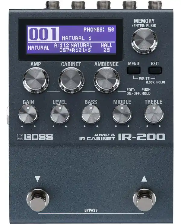 BOSS IR-200 PEDALE AMPLI ET IR POUR BAFFLE Livraison Express
