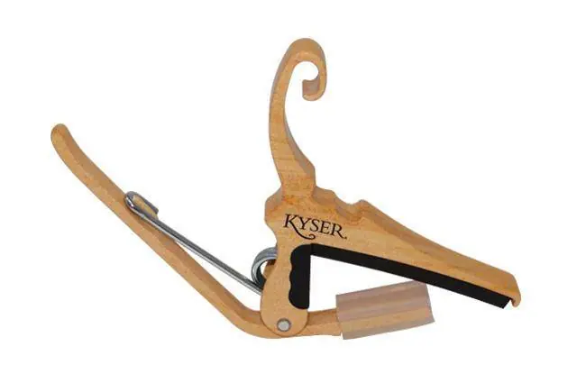 Quantité Limitée Kyser Quick-Change Capo for 6-String Acoustic Guitar - Maple
