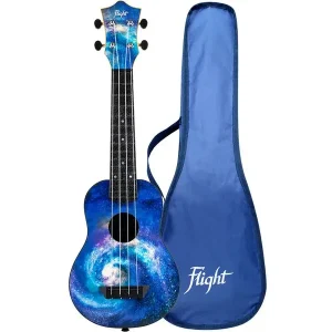 Prix Bas FLIGHT TUS40-SPA UKULELE SOPRANO EN ABS MOTIF SPACE + Housse