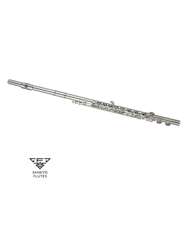 SANKYO CF201C-FT FLUTE TRAVERSIERE PATTE UT tête argent massif FT Produit De Marque
