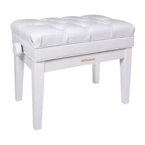 Marque ROLAND RPB-500PW BANQUETTE PIANO BLANCHE BRILLANTE